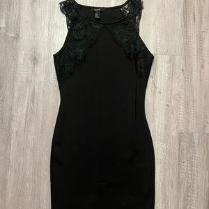 Women’s Forever 21 Small Little Black Dress with Lace